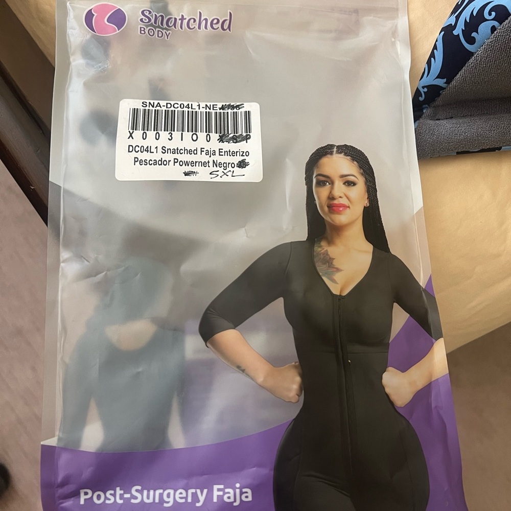 Black Post-Surgery Faja